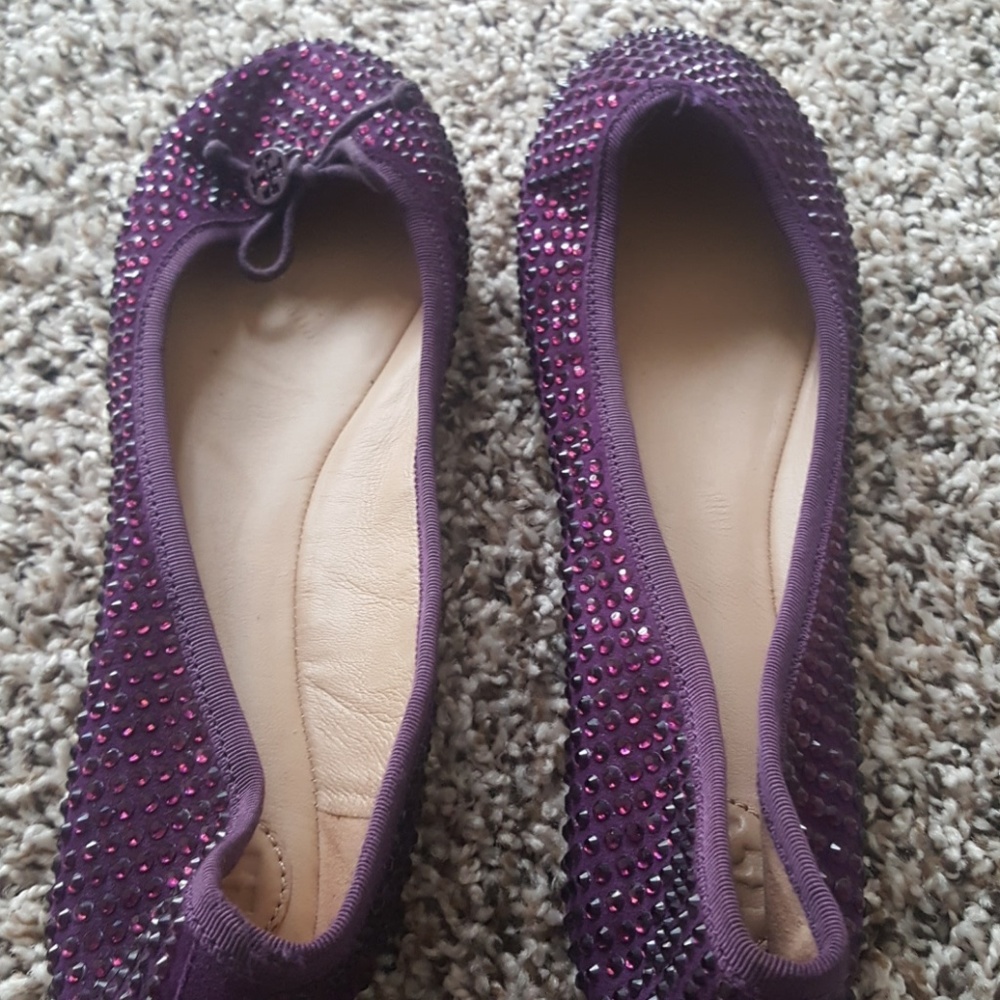 Purple shoe